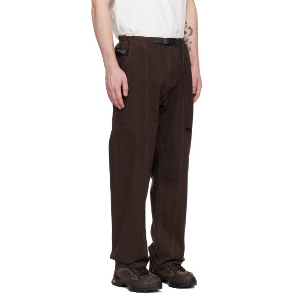  그라미치 Gramicci Brown Gadget Trousers 242565M191000