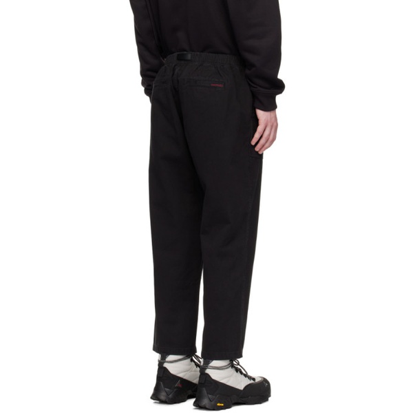  그라미치 Gramicci Black Loose Tapered Trousers 242565M191016