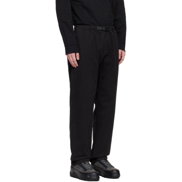  그라미치 Gramicci Black Relaxed-Fit Trousers 242565M191006