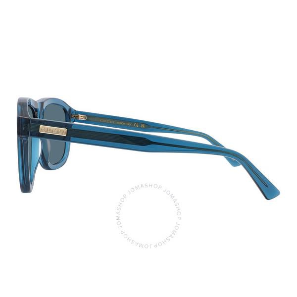 구찌 구찌 Gucci Blue Square Mens Sunglasses GG1316S 005 54