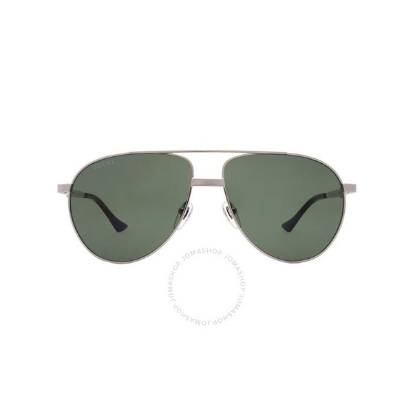 구찌 구찌 Gucci Green Pilot Mens Sunglasses GG1440S 002 59