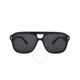 구찌 Gucci Gray Square Mens Sunglasses GG1263S 001 57