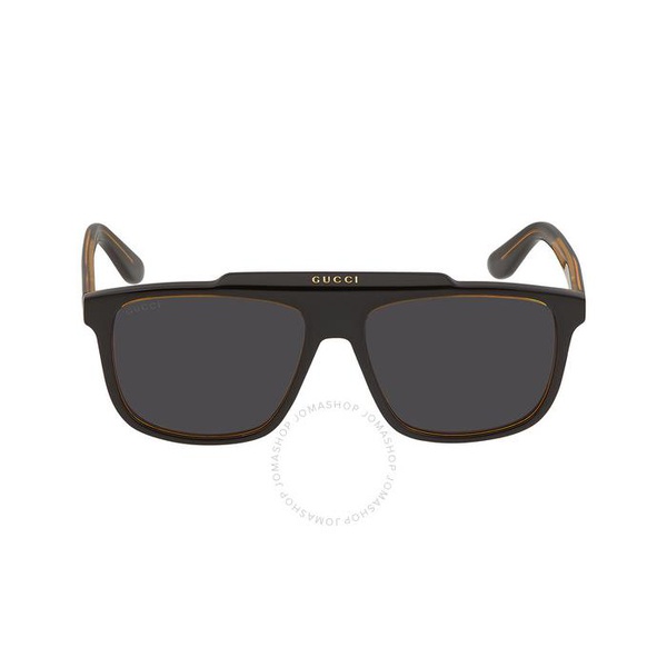구찌 구찌 Gucci Grey Square Mens Sunglasses GG1039S 001 58