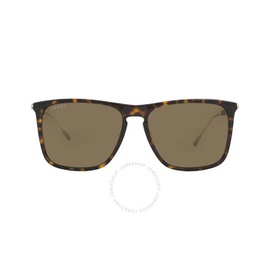 구찌 Gucci Brown Rectangular Mens Sunglasses GG1269S 002 58