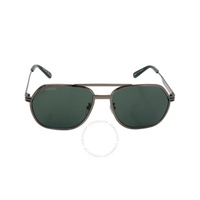 구찌 Gucci Green Navigator Mens Sunglasses GG0981S 002 60
