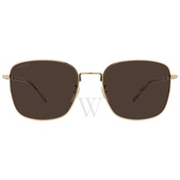 구찌 Gucci 58 mm Gold Sunglasses GG1350S 002 58