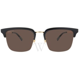 구찌 Gucci 53 mm Black/Gold Sunglasses GG1226S 001 53