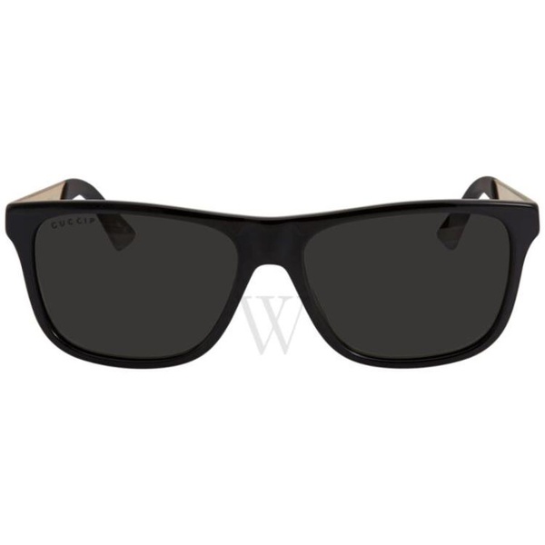 구찌 구찌 Gucci 57 mm Black Sunglasses GG0687S 002 57