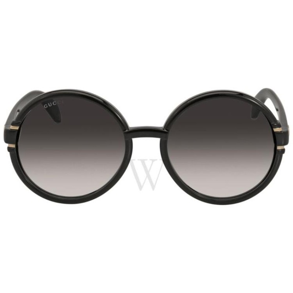 구찌 구찌 Gucci 58 mm Shiny Black Sunglasses GG1067S 001 58