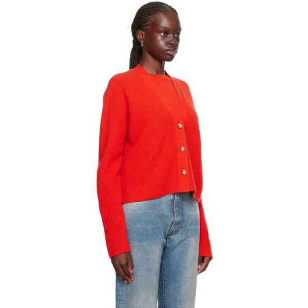  Guest in Residence SSENSE Exclusive Red Cardigan 232173F095004