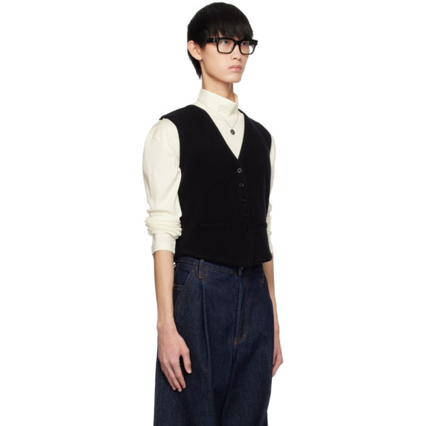  Guest in Residence Black Tailored Vest 241173M200001