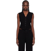 Guest in Residence Black Tailored Vest 241173F095002
