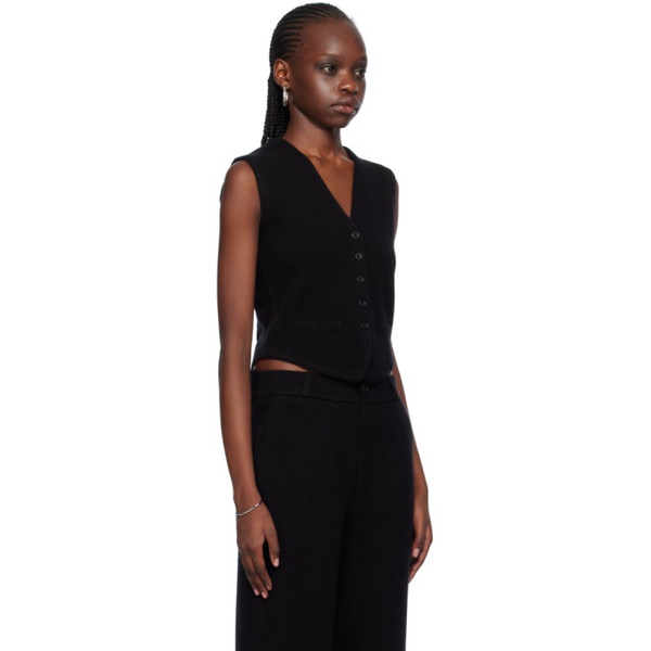  Guest in Residence Black Tailored Vest 241173F095002