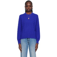 Guest in Residence Blue Crewneck Sweater 241173F096008