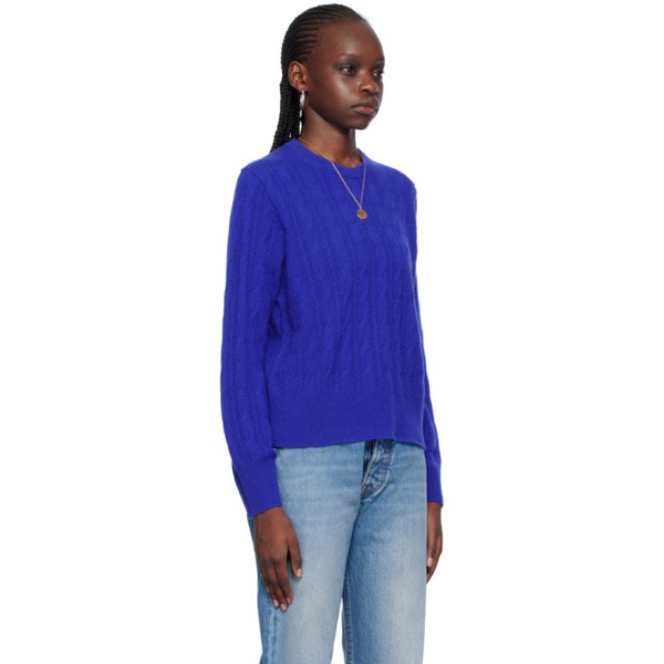  Guest in Residence Blue Crewneck Sweater 241173F096008