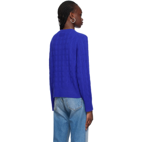  Guest in Residence Blue Crewneck Sweater 241173F096008