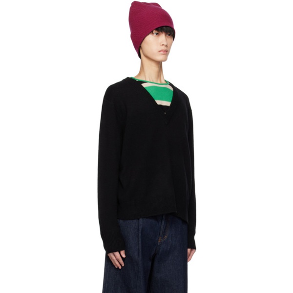  Guest in Residence Black The V Sweater 241173M206001