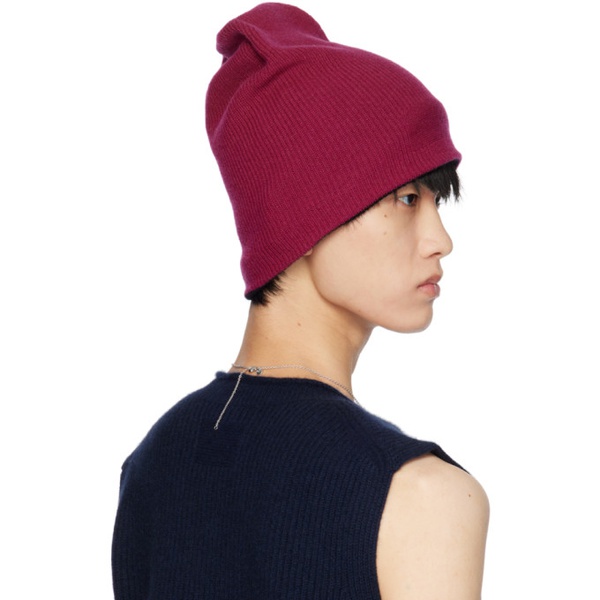  Guest in Residence Pink & Black The Inside-Out! Reversible Beanie 241173M138003