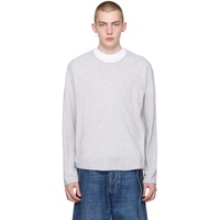Guest in Residence Gray Oversized Sweater 241173M201015
