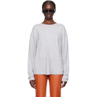 Guest in Residence Gray Oversized Sweater 241173F096013