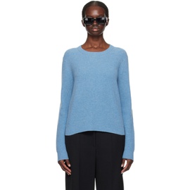 Guest in Residence Blue Light Rib Sweater 241173F096015