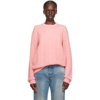 Guest in Residence SSENSE Exclusive Pink Sweater 232173F096005