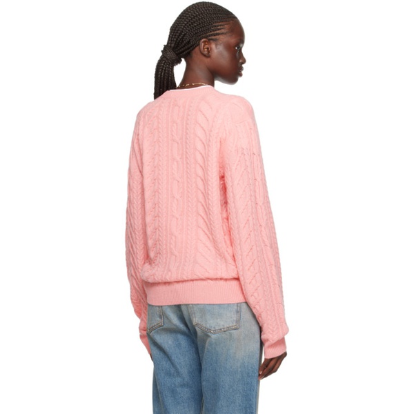  Guest in Residence SSENSE Exclusive Pink Sweater 232173F096005