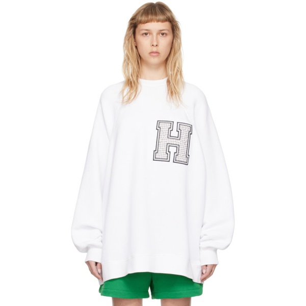  HALFBOY White Patch Sweatshirt 231242F098001