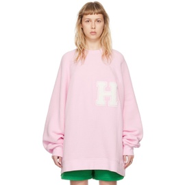 HALFBOY Pink Patch Sweatshirt 231242F098002