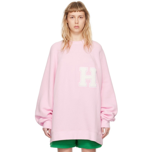  HALFBOY Pink Patch Sweatshirt 231242F098002
