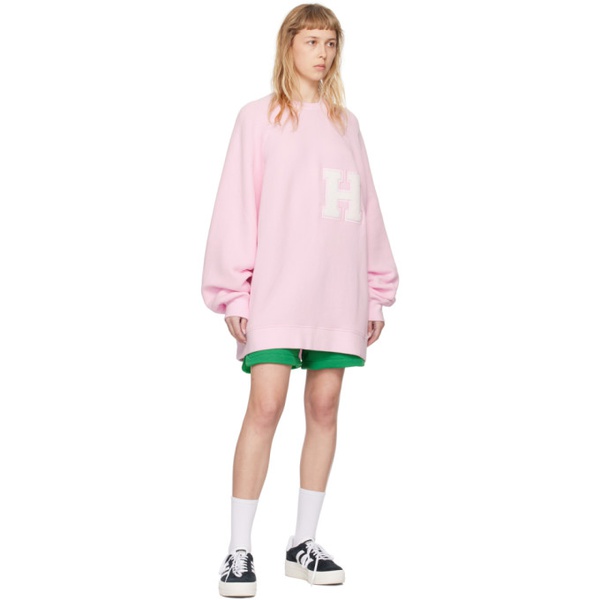  HALFBOY Pink Patch Sweatshirt 231242F098002