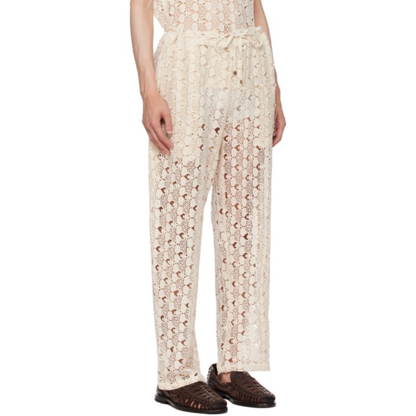  HARAGO 오프화이트 Off-White Drawstring Trousers 232245M191006