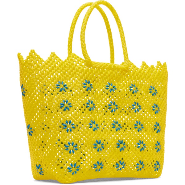  HARAGO Yellow Upcycled Tote 241245M172004