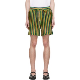 HARAGO Multicolor Striped Shorts 241245M193005
