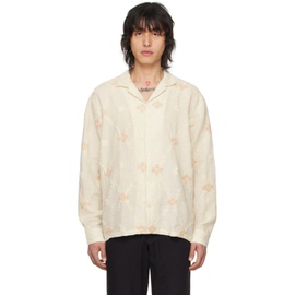 HARAGO 오프화이트 Off-White Embroidered Shirt 241245M192010