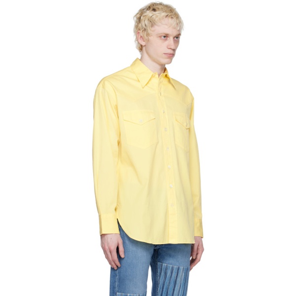  HAULIER Yellow Mel Western Shirt 231971M192001