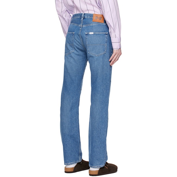  HAULIER Blue Patchwork Jeans 231971M186003