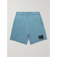 HAYDENSHAPES Volume Straight-Leg Logo-Detailed Cotton-Jersey Shorts 1647597290609079