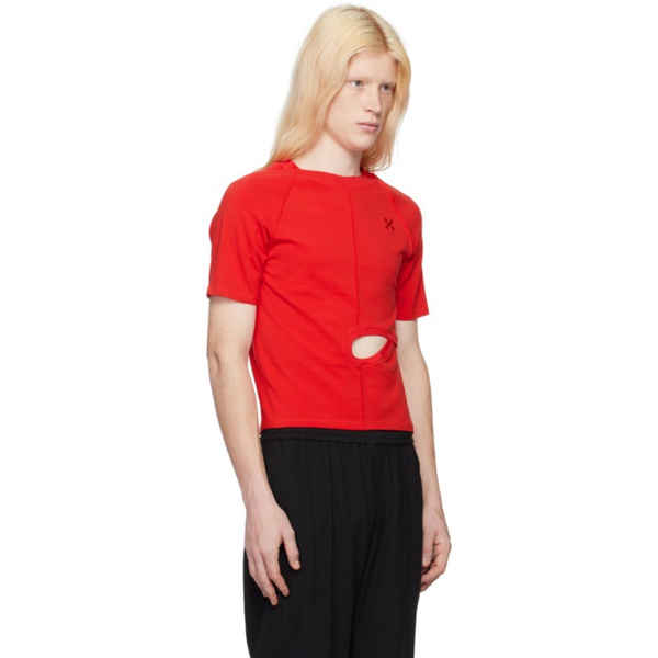  HEAD OF STATE SSENSE Exclusive Red Diamond T-Shirt 241619M213000