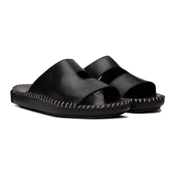  HEREU Black Torniol Flat Sandals 231991F124008