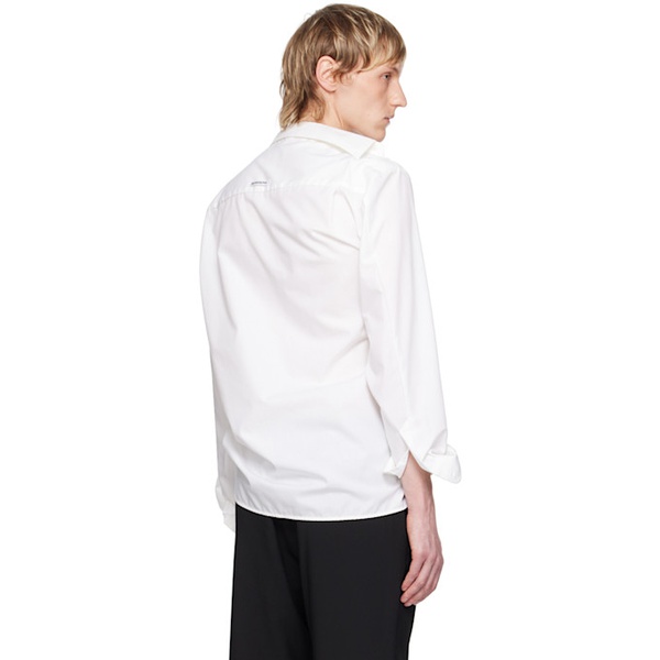  HODAKOVA White Asymmetric Shirt 242756M192008