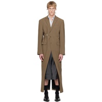 HODAKOVA Brown Suit Coat 242756M176000