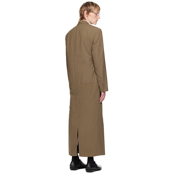  HODAKOVA Brown Suit Coat 242756M176000