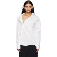 HODAKOVA White Asymmetric Shirt 242756F109000