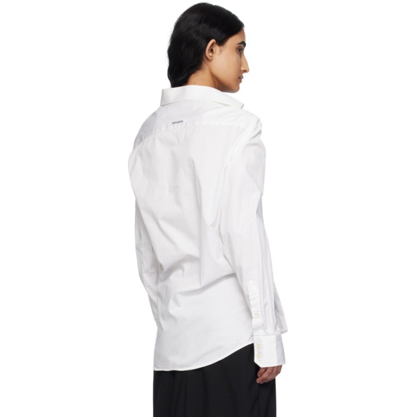  HODAKOVA White Asymmetric Shirt 242756F109000