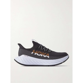 HOKA Carbon X3 Rubber-Trimmed Mesh Running Sneakers 43769801096948453