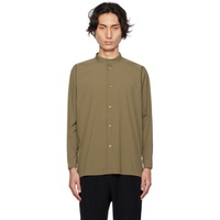 HOMME PLISSEE 이세이 미야케 ISSEY MIYAKE Khaki SL Shirt 232729M192014