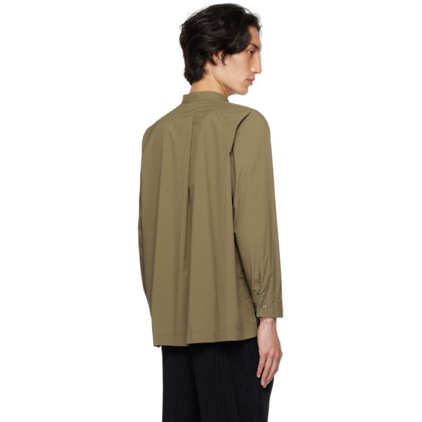  HOMME PLISSEE 이세이 미야케 ISSEY MIYAKE Khaki SL Shirt 232729M192014