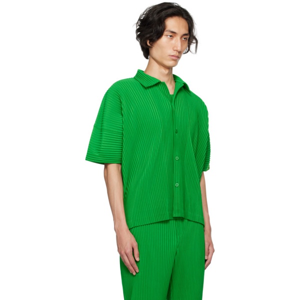  HOMME PLISSEE 이세이 미야케 ISSEY MIYAKE Green Monthly Color July Shirt 232729M192020