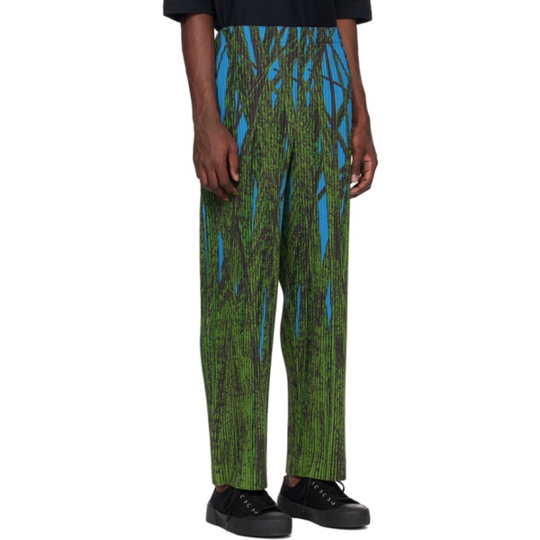  HOMME PLISSEE 이세이 미야케 ISSEY MIYAKE Green Grass Field Trousers 231729M191038